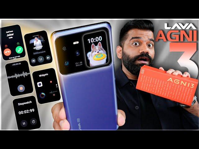 Lava AGNI 3 5G Unboxing & First Look | The Ultimate Midranger with Dual Display #ProudlyIndian