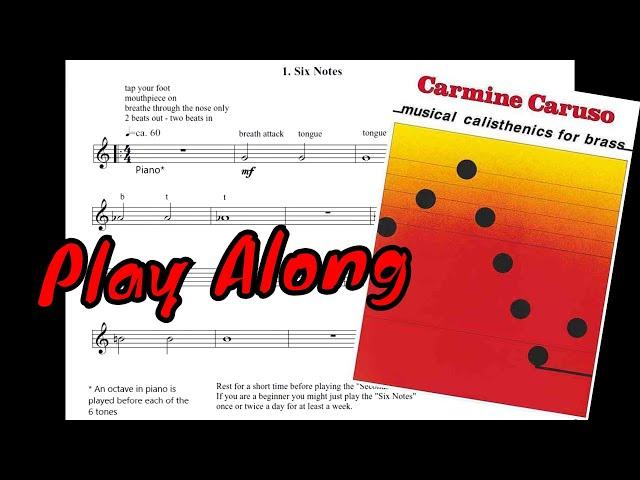 How to build up Endurance: Carmine Caruso Method (Six Notes & Seconds) + Long Tones