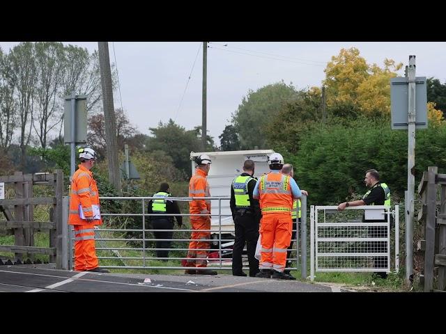 Trains suspended after freight crash at March, Cambridgeshire