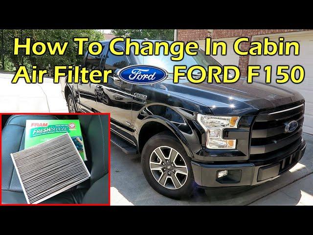 How To Change In Cabin Air Filter On Ford F150 (2015 - 2020)