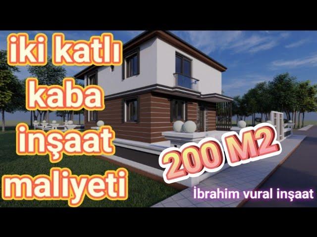 2 katlı kaba inşaat maliyeti#kabainşaatmaliyeti#ikikatlımaliyeti#müstakilevmaliyeti#villayapımı