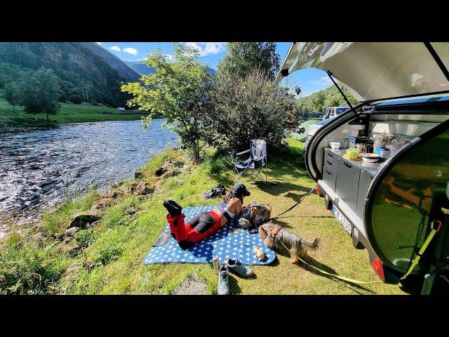 Camping in Norway: Tesla Model Y x Hero Camper Ranger