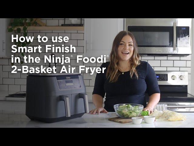 Air Fryer | How to Use Smart Finish (Ninja® Foodi® 2-Basket Air Fryer)