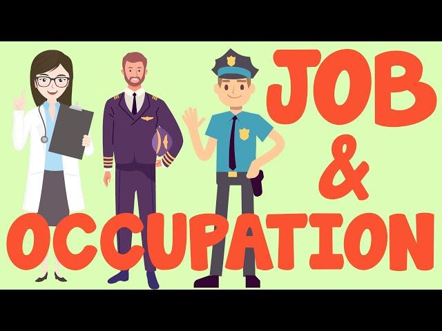 Occupation Names | Learning Job and Profession List for Kids in English