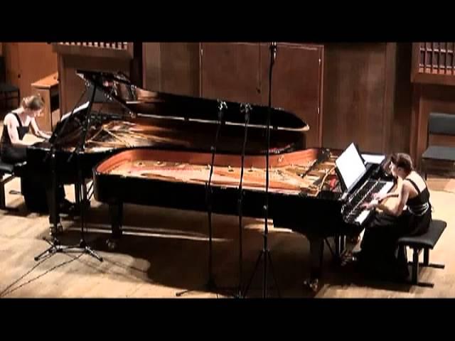 Anastasia and Liubov Gromoglasova Piano Duet "Danse Macabre"