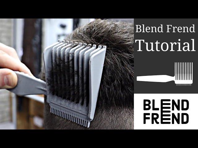 BLEND FREND TUTORIAL | Instantly cut hair with this comb!! #haircut #barber #hairtutorial #hair