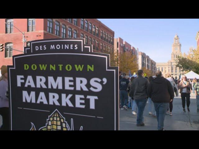 Last Des Moines Farmers' Market of the season