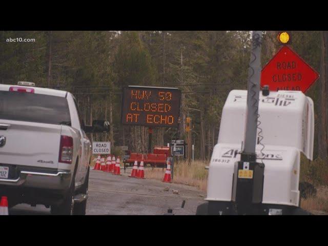 Highway 50 over Echo Summit closed for construction