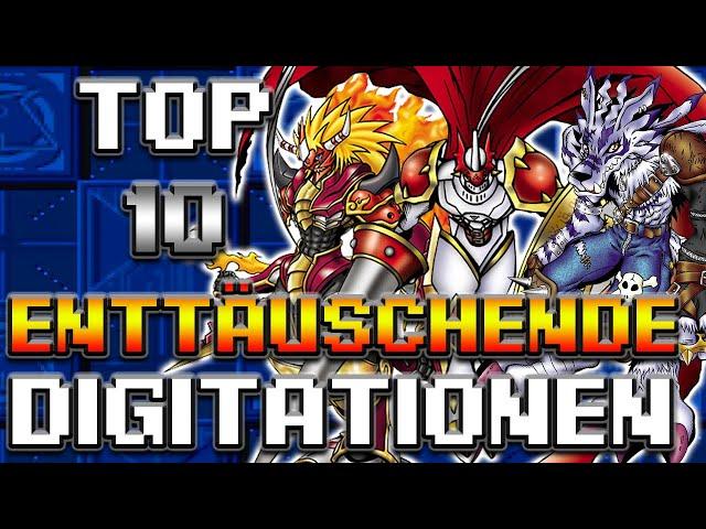 Top 10 ENTTÄUSCHENDE Digitationen