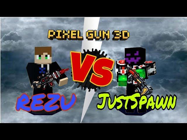 Pixel Gun 3D - REZU vs JustSpawn (Duel)