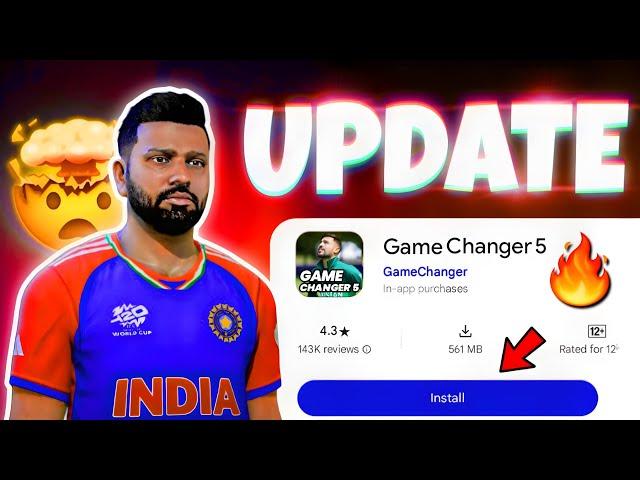 Sabse Bada Update..‼️ Game Changer 5 Big Mega Update | New T20 Wc Jerseys & New Commentary | GC5