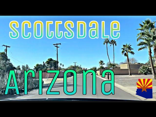 [4K] Scottsdale, AZ - Homes, Neighborhoods and City Tour