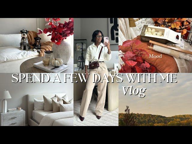 Fall Decor/Outfits + Errands + Silk Press + MORE | Spend a few days with me VLOG!