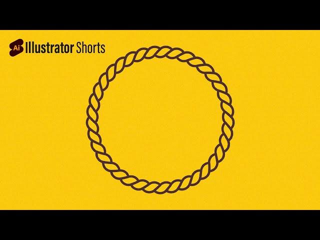 Rope Pattern Brush in Adobe Illustrator | Illustrator Tips and Tricks