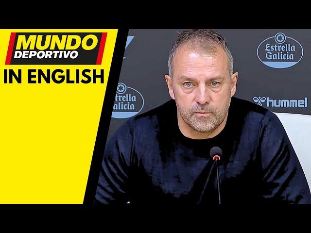 Hansi Flick unhappy in NEWS CONFERENCE after BARÇA 2-2 Draw | Celta vs FC Barcelona | ORIGINAL AUDIO