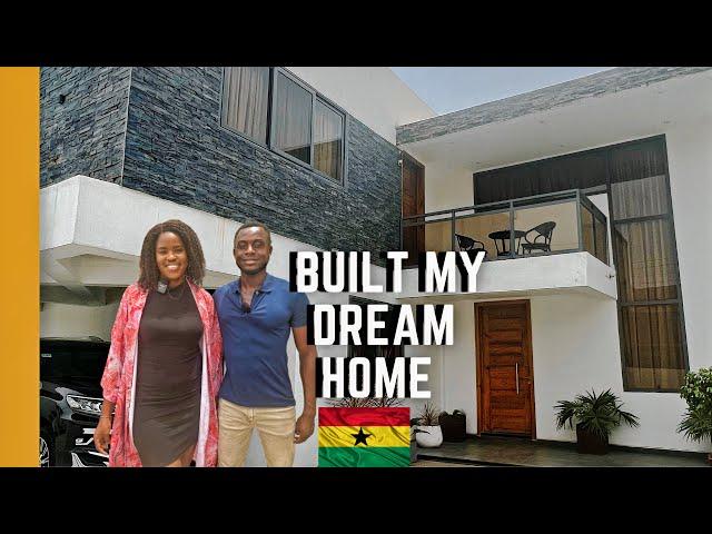 I BUILT MY GHANA HOME AT 27YRS WHILE IN AMERICA AND NOW I HAVE MOVED TO GHANA