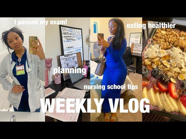 I PASSED MY NURSING EXAM, clinicals, preparing for finals + much more | NURSING STUDENT VLOG