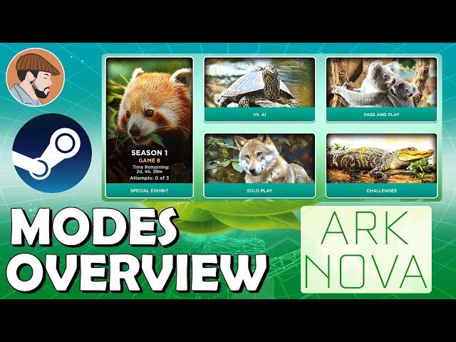 ARK NOVA Digital | Solo and Online Modes Overview