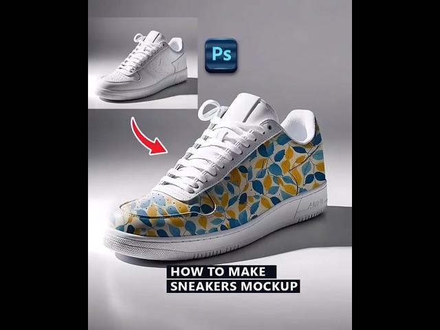 How to make Sneakers Mockup in Photoshop