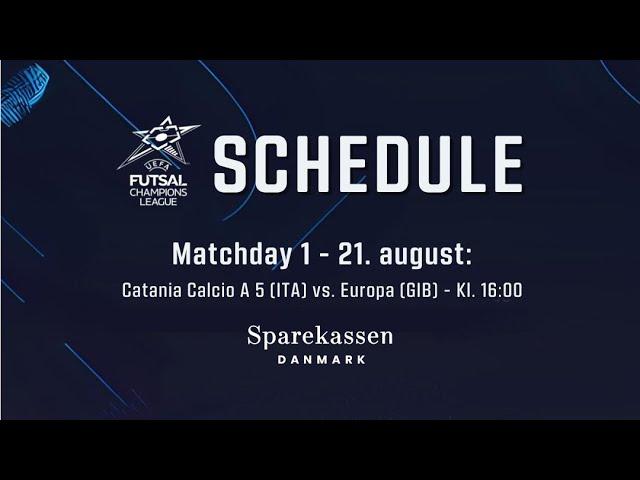 UEFA Futsal Champions League: Catania Calcio (ITA) vs Europa (GIB)