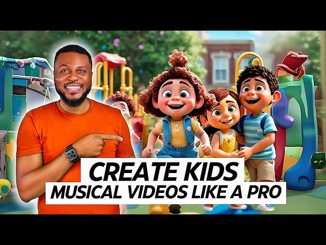 How To Make Easy FACELESS KIDS ANIMATION YouTube Channel Videos In Minutes Using Ai Tools