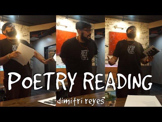 Poet Dimitri Reyes Performance at La Unica Bakery