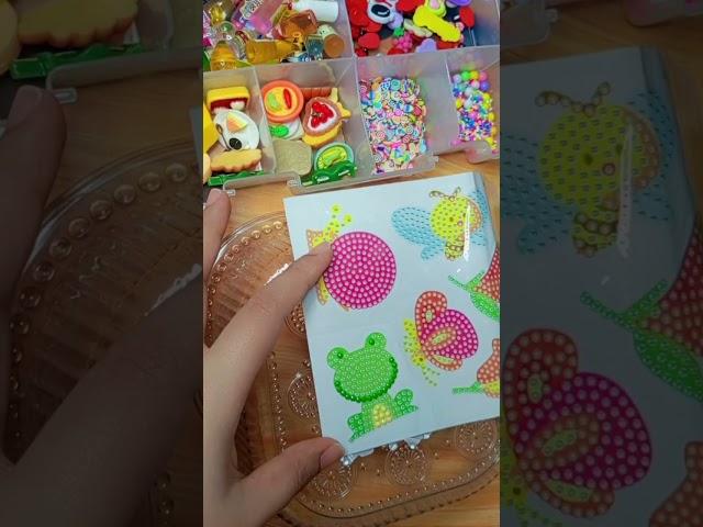 Diamond painting stickers?? Yes, it's so pretty #diamond #stickers #simplediy #simpleart #forkids