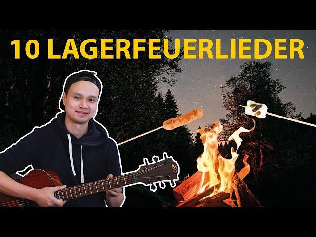 10 SUPER EINFACHE Lagerfeuerlieder (auf der Gitarre)