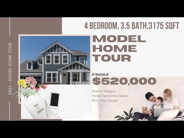 Model Home Tour for interior design and decoration trends | Decorated Model Home Tour