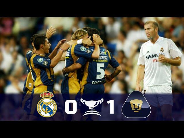 ¡El Día que Pumas le gano al Real Madrid en el Bernabéu! | Resumen