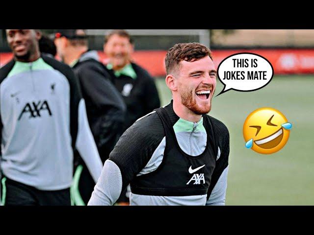 8 Minutes Of Andy Robertson Funny Moments .