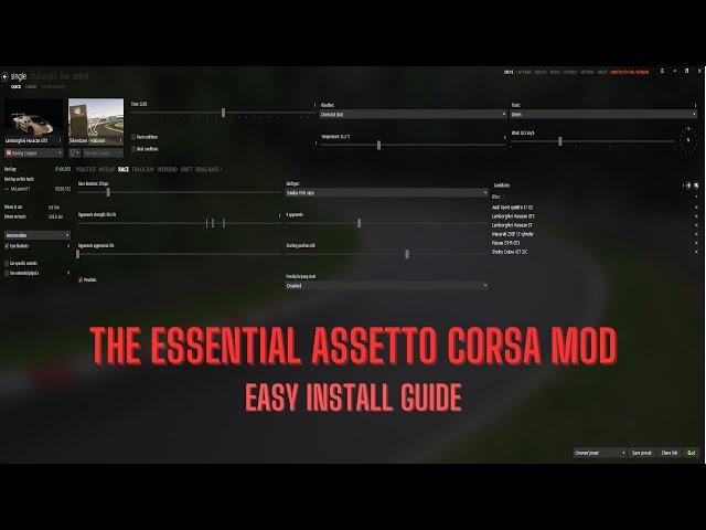 2024 Assetto Corsa Content Manager Install Guide (Easy)