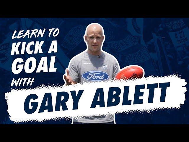 Learn to kick an AFL goal with Gary Ablett
