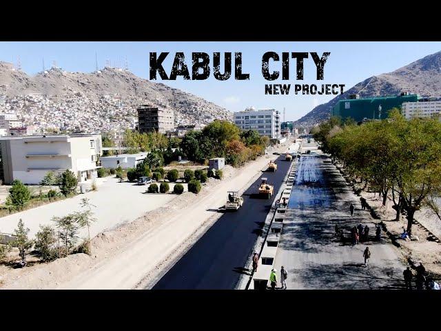 Kabul, Afghanistan  Kot-e Sangii highway project. Reconstruction of Kot-e Sangi Road, Kabul