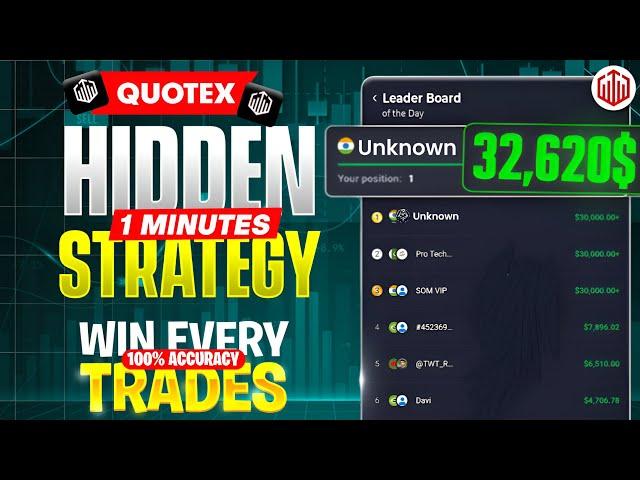 Quotex 1 Minute Sureshot Strategy | Quotex Binary Option 1 Min Trading Strategy | Quotex Trading