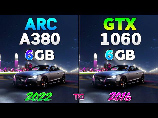 ARC A380 vs GTX 1060 - Test in 10 Games