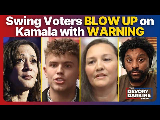 Swing Voters BLOW UP on Kamala with BOMBSHELL Warning