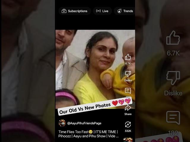 aayu and Pihu show family before and after #love #bollywood #funny #screencouple #cutecouple