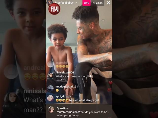 Blueface might lose his family after this.. 