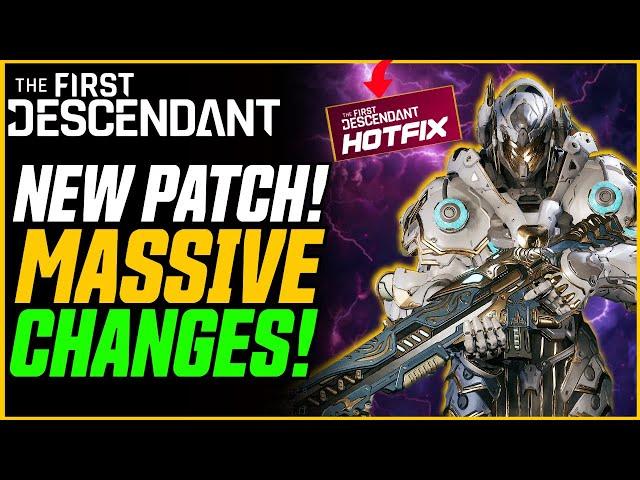 HUGE WEAPON BUFFS! New XP Event & More! // The First Descendant Hotfix 1.1.2