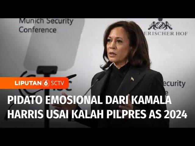 Live Report: Kamala Harris Sampaikan Pidato Emosional Usai Kalah di Pilpres AS 2024 | Liputan 6