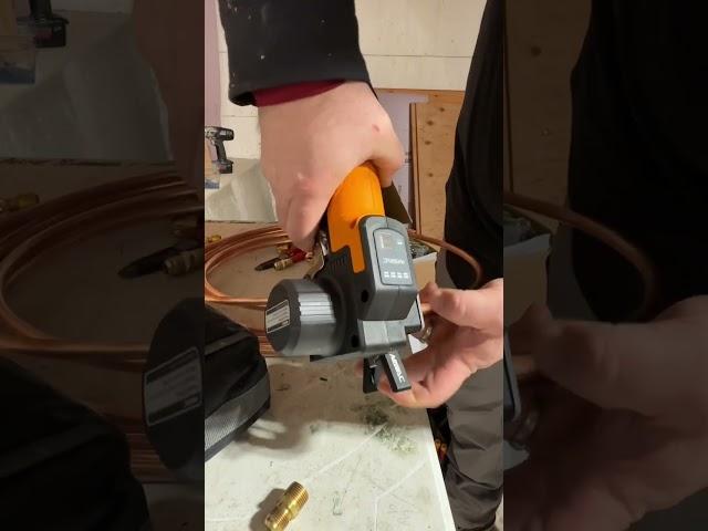 Power flare tool by Navac #hvac #plumbing #tools