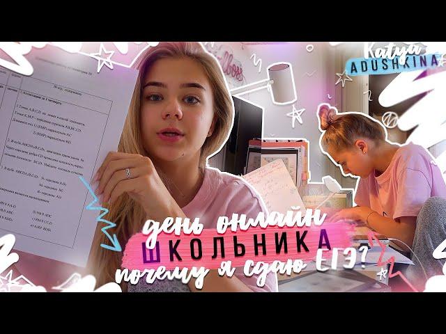 ДЕНЬ ОНЛАЙН ШКОЛЬНИКА / Почему я сдаю ЕГЭ???