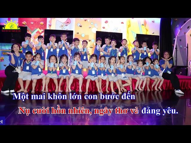 Karaoke - Tạm Biệt Trường Mầm Non - Beat Bé Hạnh Phương | Trường Mầm Non Mặt Trời Bé Con
