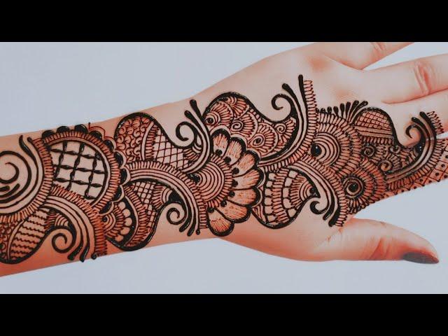 New stylish back hand mehndi design | Simplemehndi design | mehndi ka design |Mehndi Design|Mehndi