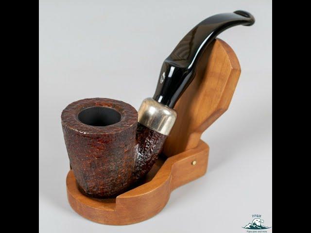 Savinelli Dry System Sandblasted Full Bent Dublin Saddle Stem P-Lip (621) 9mm