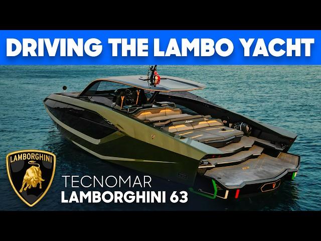 Tested: Best Lamborghini Yacht - FASTER than Conor McGregor’s - Test, Tour & Review