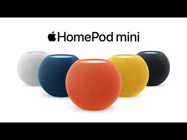 HomePod mini, now in color | Apple