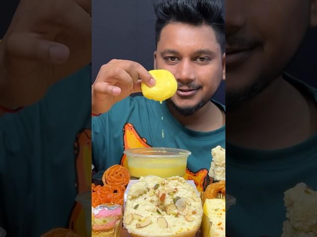 Indian Sweet Challenge  #indianfoodmukbang #eatingasmr #mukbang #sweets #indiafoodeating