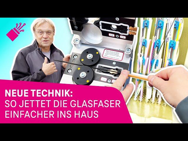 Neue Technik: So jettet Glasfaser schneller ins Haus